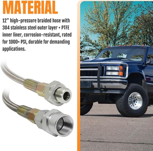 AUTOVIC Oil Pressure Sensor Relocation Adapter for C5 C6 Corvette LS Engines in Saudi Arabia