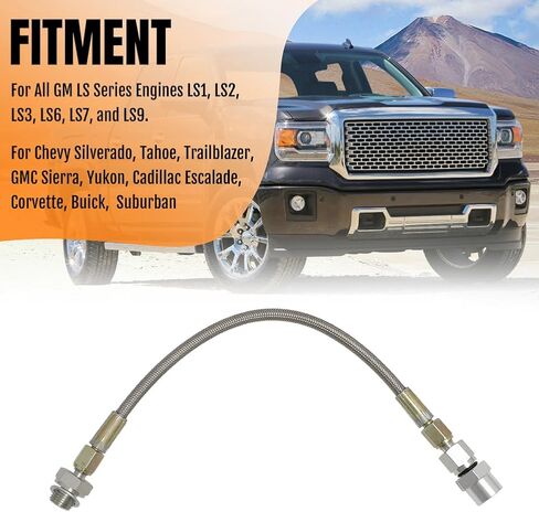 AUTOVIC Oil Pressure Sensor Relocation Adapter for C5 C6 Corvette LS Engines in Saudi Arabia