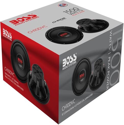 2 Boss CH10DVC 10" 3000W Car Subwoofers Audio DVC Power Subs Woofers 4 Ohm in Saudi Arabia