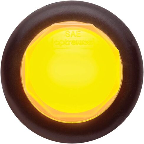 Optronics MCL110AKB GloLight Amber 3/4" Marker Light Kit with Grommet in Saudi Arabia
