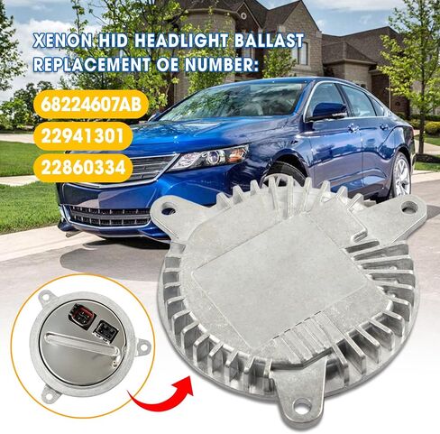 Xenon HID Headlight Ballast Replacement for Durango 2014-2020 Impala Malibu Camaro 2014-2019 Xenon Headlight Ballast Control Unit Module Replace 68224607AB 22941301 22860334 in Saudi Arabia