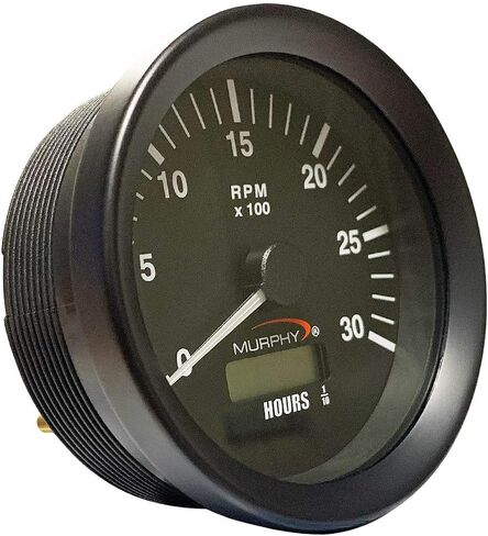 Murphy by Enovation Controls ATH-30-A Analog Tachometer/Hourmeter, 3000 RPM (20700250) in Saudi Arabia