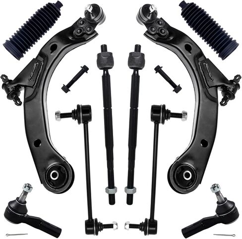Front Lower Control Arm and Ball Joint Assembly Compatible With Cobalt HHR Pontiac G5 Pursuit Saturn Ion (Fit RPO code FE1) AUQDD 2PC K620302 K620301 Suspension 521-321 521-322 (Left and Right) in Saudi Arabia