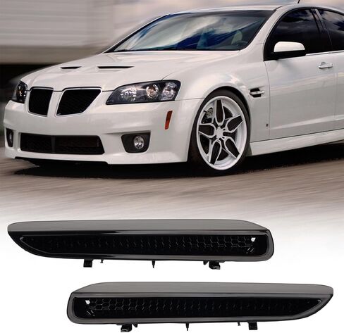 Jerbor Hood Scoop Vent Fits for Pontiac G8 Models 2008-2009 ، غطاء Grille Front Hood Vent ، استبدل OEM# 92221709 92221708 92213787 92213788 in Kuwait