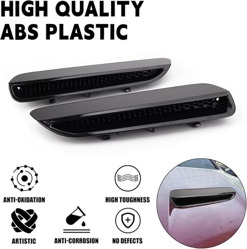Jerbor Hood Scoop Vent Fits for Pontiac G8 Models 2008-2009 ، غطاء Grille Front Hood Vent ، استبدل OEM# 92221709 92221708 92213787 92213788 in Kuwait