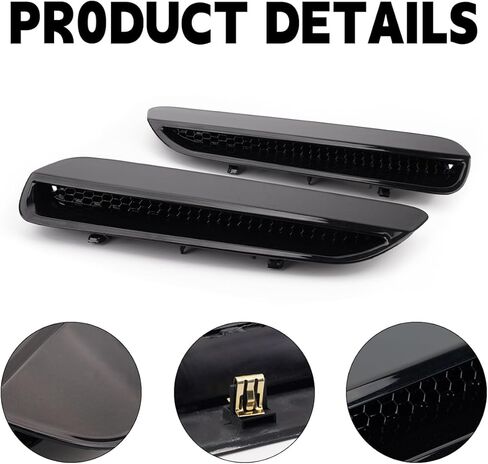 Jerbor Hood Scoop Vent Fits for Pontiac G8 Models 2008-2009 ، غطاء Grille Front Hood Vent ، استبدل OEM# 92221709 92221708 92213787 92213788 in Kuwait