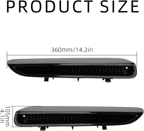 Jerbor Hood Scoop Vent Fits for Pontiac G8 Models 2008-2009 ، غطاء Grille Front Hood Vent ، استبدل OEM# 92221709 92221708 92213787 92213788 in Kuwait