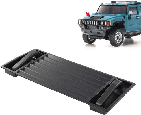 G-Plus Hood Grille W/مقابض تافهة ، متوافق مع Hummer H2 2003 2004 2005 2006 2007 GM25928163 15063080 ، 25858920 (Black) in Kuwait