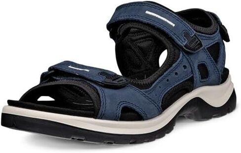 Ecco Women's Yucatan Sport Sandal ، Marine Nubuck ، 10-10.5 in Kuwait