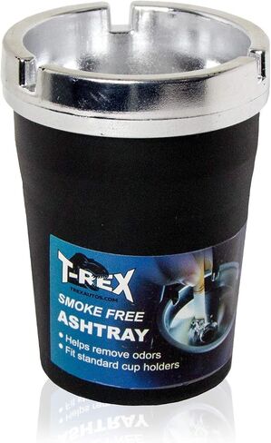 TrexNYC Car Ashtray with Lid, Cupholder Ashtray, Car Ashtray Cup Holder, Self-Extinguishing Butt Bucket, 12pc Ashtray Display in Saudi Arabia