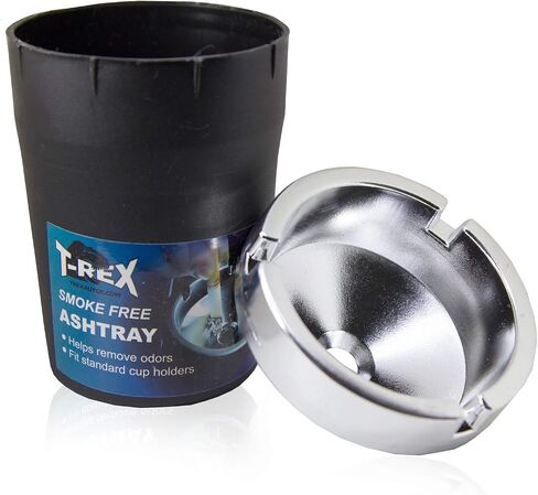 TrexNYC Car Ashtray with Lid, Cupholder Ashtray, Car Ashtray Cup Holder, Self-Extinguishing Butt Bucket, 12pc Ashtray Display in Saudi Arabia