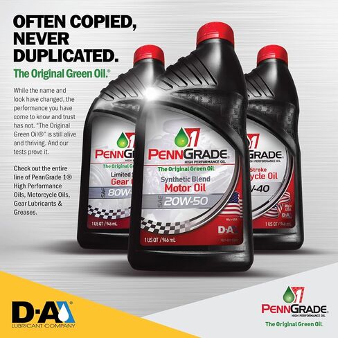 Penn Grade 1, 77296, Classic Multi-Purpose GL-4 Gear Oil SAE 80W-90, 1 Quart (4 Pack) in Saudi Arabia