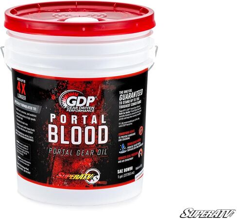 SuperATV Portal Blood Portal Gear Oil | 1 Gallon in Saudi Arabia