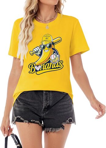 Baseball Shirt for Women Game Day Baseball Fan Shirt Baseball Mom Tee Casual Short Sleeve Tops in Kuwait