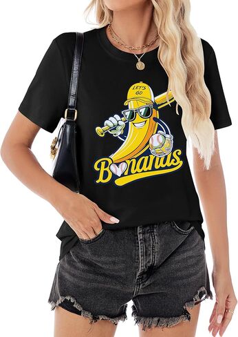 Baseball Shirt for Women Game Day Baseball Fan Shirt Baseball Mom Tee Casual Short Sleeve Tops in Kuwait