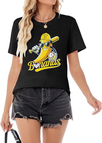 Baseball Shirt for Women Game Day Baseball Fan Shirt Baseball Mom Tee Casual Short Sleeve Tops in Kuwait