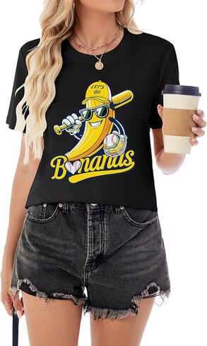 Baseball Shirt for Women Game Day Baseball Fan Shirt Baseball Mom Tee Casual Short Sleeve Tops in Kuwait