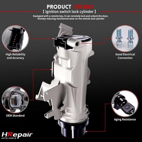 1K0905851B Switch Switch Switch Cylinder FITS لعام 2006-2018 VW Jetta EOS Golf Rabbit Ignition Switch 丨 مع المفتاح in Kuwait