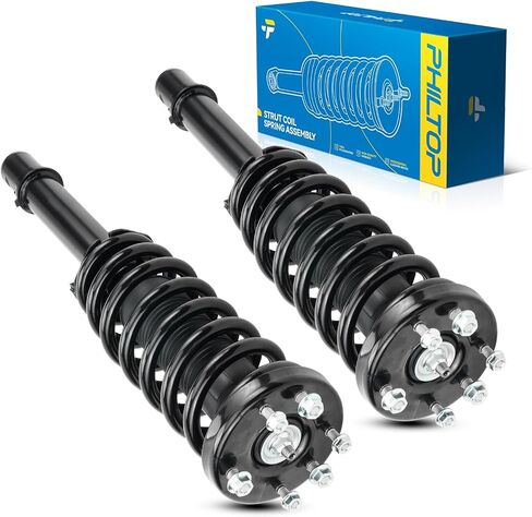 PHILTOP Front Struts for Tribute 2001-2006, Tribute 2008-2011, Mariner 2005-2011, Escape 2001-2012, Shock Absorber Complete Suspension 171593+171594, Struts with Coil Spring Assemblies SAA978 2 Pcs in Saudi Arabia