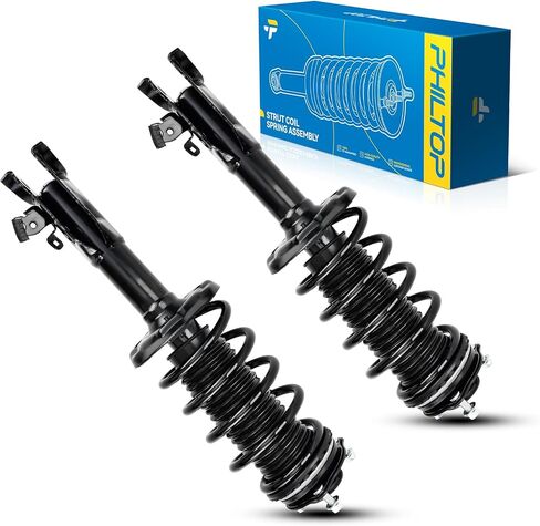 PHILTOP Front Struts for Tribute 2001-2006, Tribute 2008-2011, Mariner 2005-2011, Escape 2001-2012, Shock Absorber Complete Suspension 171593+171594, Struts with Coil Spring Assemblies SAA978 2 Pcs in Saudi Arabia