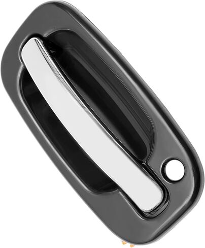 Exterior Door Handles, Compatible with 1999-2007 Chevy Silverado Suburban Tahoe Avalanche, GMC Sierra Yukon, Escalade, Chrome Lever, Front Left & Right Side | Replaces# 15034985, 15034986 in Saudi Arabia