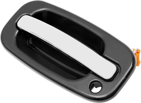 Exterior Door Handles, Compatible with 1999-2007 Chevy Silverado Suburban Tahoe Avalanche, GMC Sierra Yukon, Escalade, Chrome Lever, Front Left & Right Side | Replaces# 15034985, 15034986 in Saudi Arabia