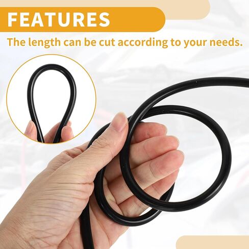 1pc 130ppsi max max silicone vacuum vacuum hose for Chevrolet for Buick for Lincoln Engine Automotive Line Silicone Black 16.4ft 1/8 " in Saudi Arabia