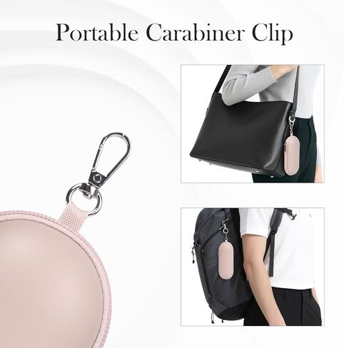 علبة النظارات النحيفة ، منظم نظارة شمسية سفر محمولة مع كارابينر ، سستة نظارات تخزين النظارات للرجال نساء in Kuwait