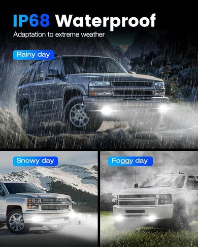 NOVSIGHT H4/HB2/9003 LED Bulbs Upgraded, 400% Brightness H4 LED Bulbs 6500K Cool White, Plug And Play With Fan, HB2/9003 Fog Light bulbs Replacement, Pack of 2 in Kuwait