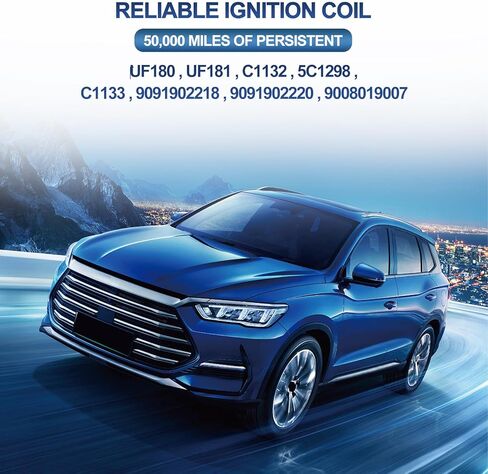 Ignition Coil Pack UF553 Replacement for Ford Lincoln Edge Flex F150 Explorer Fusion Mustang Taurus MKS MKX MKZ 3.5L 3.7L V6 Replaces# UF-595 5C1652 E1053 Set of 6 in Kuwait