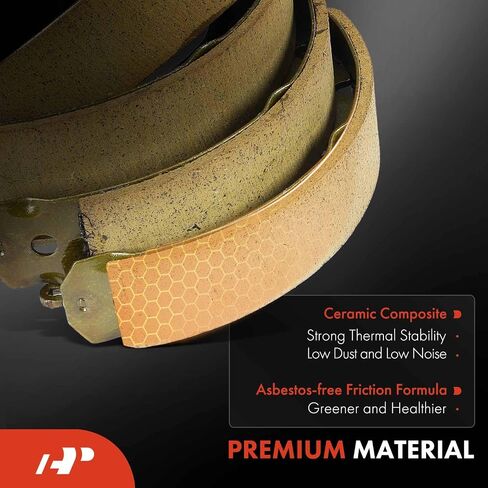 مجموعة أحذية فرامل الطبل الخلفية A-Premium متوافقة مع موديلات Toyota المختارة-Camry 1987-2005 ، Rav4 1996-2002 ، Solara 1999-2003 ، Celica 1983 ، 4 PCs in Saudi Arabia