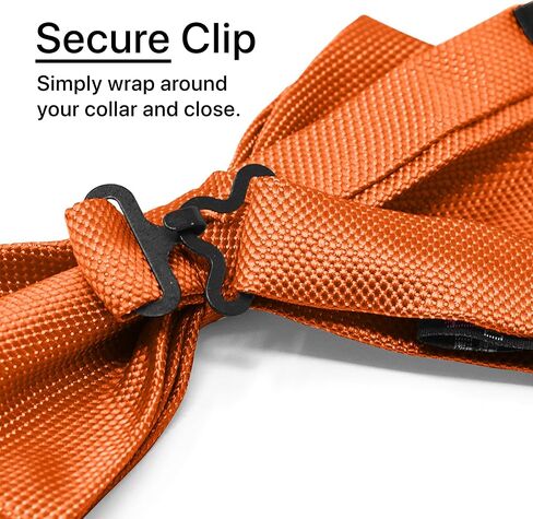 Mens Banded Bow Tie and Pocket Square Set | Solid Color | Pre Tied Classic Formal Bowties in Kuwait