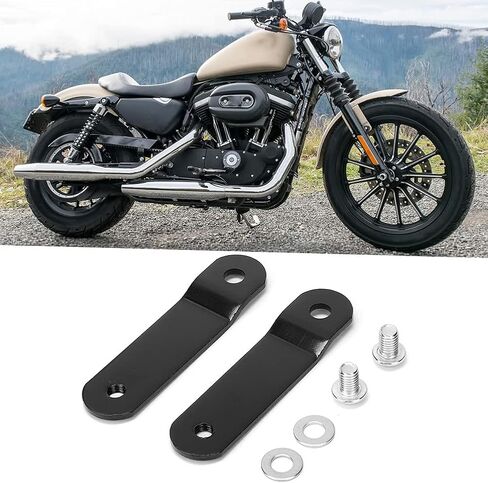 Tank Lift Kit, with Iron Material, Stylish Design for Motorcycle Accessory, for Gas Fuel Tank Riser Bracket Lift, Suitable for Motorcycles, Black Color (65mm) in Saudi Arabia
