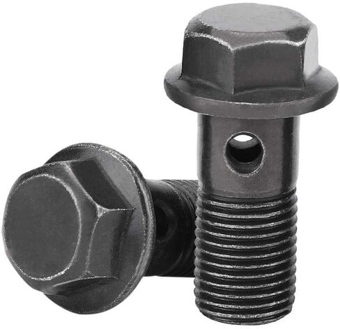 5 Pcs Brake Banjo Bolt, Motorcycle Banjo Bolts for Brake Caliper Master Cylinder & 10 Pcs Banjo Washers(M10×1mm) in Saudi Arabia