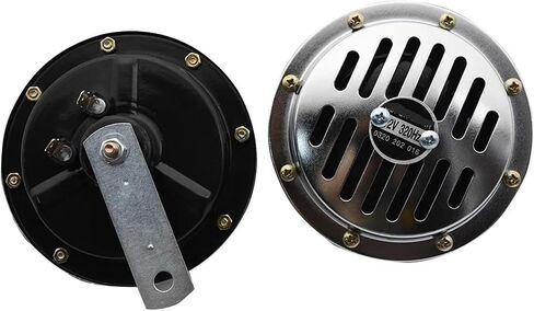 AD 12V Universal Vehicle Horn, Chrome Plated, Waterproof, Loud, Motorbike Horn with Cover in Saudi Arabia