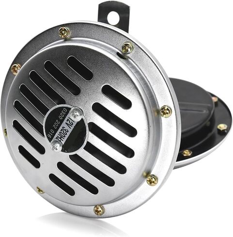 AD 12V Universal Vehicle Horn, Chrome Plated, Waterproof, Loud, Motorbike Horn with Cover in Saudi Arabia