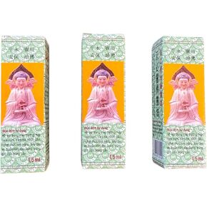 3 X Dau Phat Linh - Truong Son Medicated Oil, Traditional Vietnamese Essential Oil, 1.5ml Bottle 3 Boxes in Kuwait