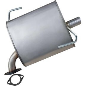 Northeastern Exhaust | Stainless Steel Rear Muffler Exhaust Compatible for Subaru Impreza 2012-2016 2.0L | For SEDAN | Free Gasket Included | Automotive Replacement Part in Kuwait