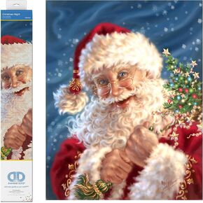 DIAMOND DOTZ Oh Christmas Tree Diamond Painting Kits for Adults - Diamond Art Kits a Relaxing Creative Craft Kit with Dotz Gems 26.4x26.4 in Kuwait