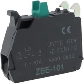 50pcs زر التبديل كتلة الاتصال Zbe-101 No/Zbe-102 NC XB4/XB5 (ZBE102) in Kuwait