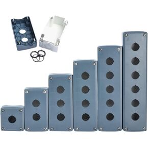1pcs 22mm 1/2/3/4/5/6 ثقب زر مقاوم للماء مفتاح التحكم في مفتاح التبديل in Kuwait