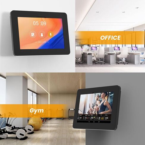 Tablet Wall Mount Compatible with Samsung Galaxy Tab A9+ Anti-Theft Lock Adjustable BSW101WJ in Kuwait