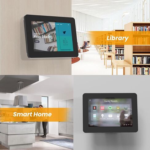 Tablet Wall Mount Compatible with Samsung Galaxy Tab A9+ Anti-Theft Lock Adjustable BSW101WJ in Kuwait