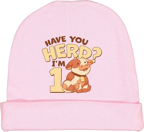 inktastic Have You Herd I'm 1 Baby Beanie Hat in Saudi Arabia