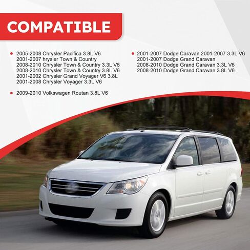 5019593AA 6 PCS Ignition Scless Slug Slug Wires مجموعة 2001-2010 Dodge Grand Caravan ، Chrysler Town & Country ， 2005-2008 Pacifica/2009-2010 Volkswagen Routan Replace# 05019593aa ، 7b0905409 in Saudi Arabia