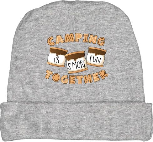 inktastic Camping is S'More Fun Together-S'Mores Baby Beanie Hat in Saudi Arabia
