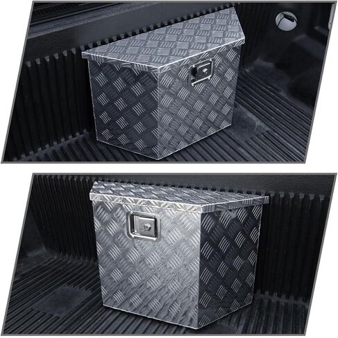 مربع الأدوات 28 "/15" تخزين مقطورة الشاحنة الشاحنة من الألومنيوم+ قفل+ خلفي لـ RAV4 96 09-11 لـ CR-V 07-11 لـ Corolla 88-96 لـ Rogue 09-12 لـ Camry 87-96 لـ Forester 09-12 for 530i in Saudi Arabia