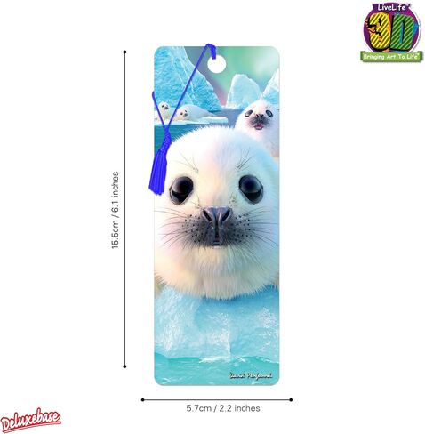 Bookmark - A Father's Love from Deluxebase. A Lion Book Marker with lenticular 3D Artwork Licensed from Renowned Artist Schim Schimmel in Saudi Arabia