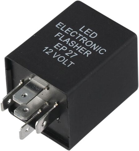 BYOBYO 5 PIN EP27 FL27 Black Electronic Flasher Relay ، Flasher Flash Relay ، LED Turn Indicator Relay for Car ، LED Turn Signal Light in Saudi Arabia