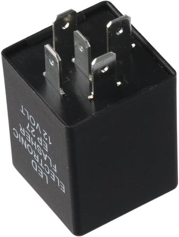 BYOBYO 5 PIN EP27 FL27 Black Electronic Flasher Relay ، Flasher Flash Relay ، LED Turn Indicator Relay for Car ، LED Turn Signal Light in Saudi Arabia